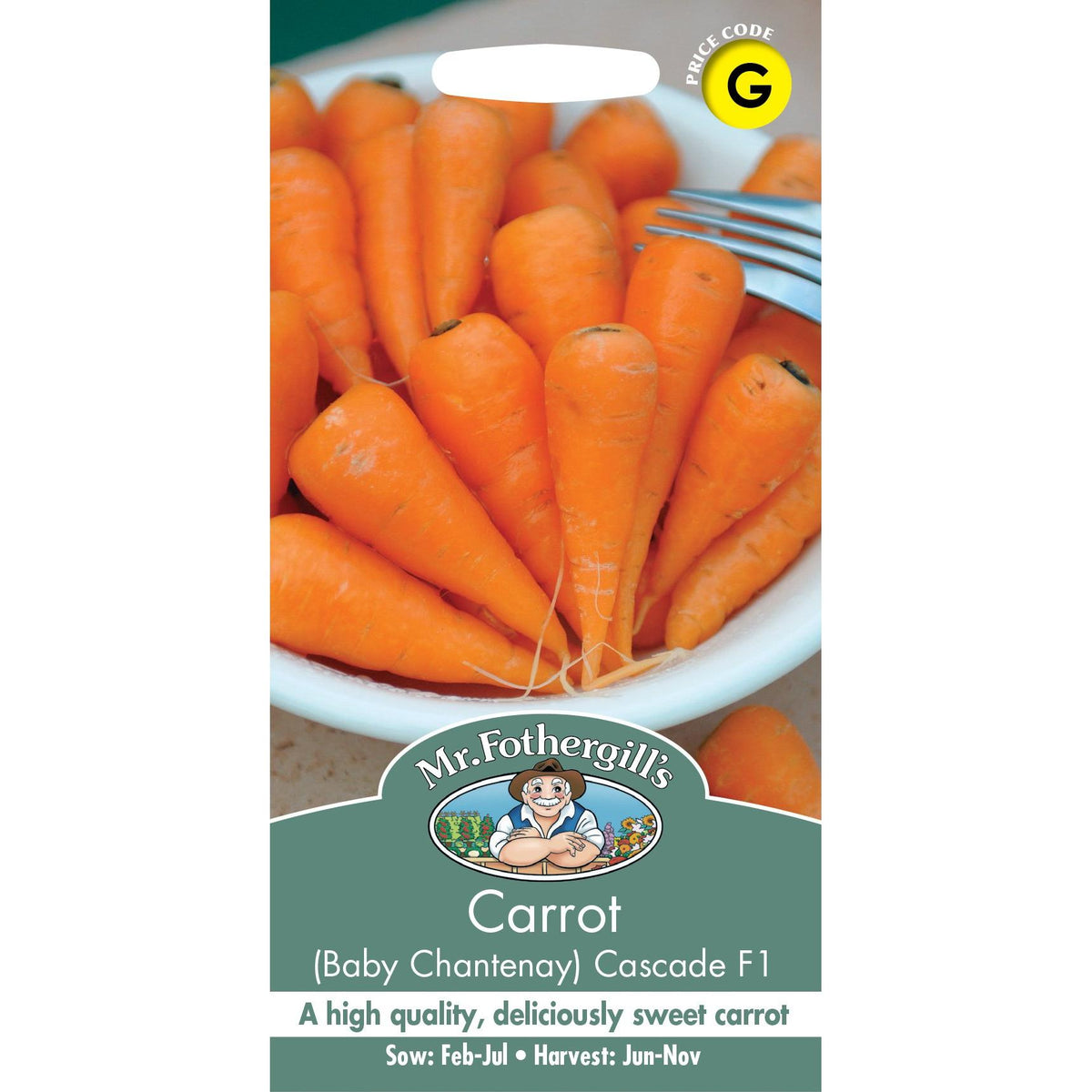 Fothergills Carrot Baby Chantenay Cascade