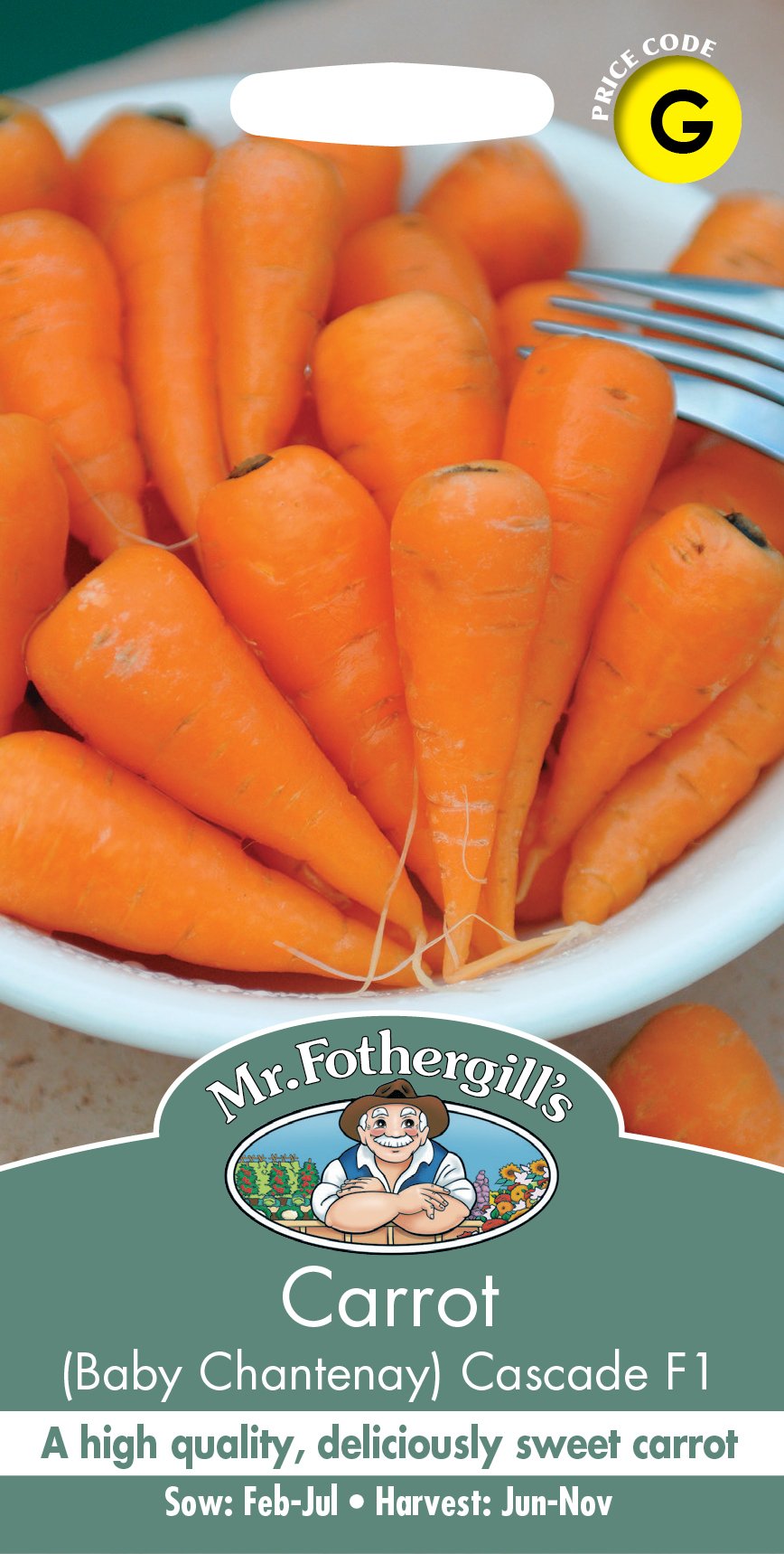 Fothergills Carrot Baby Chantenay Cascade