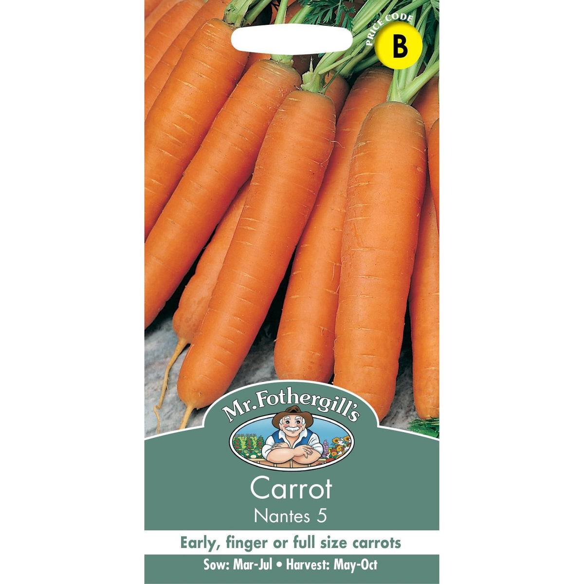 Fothergills Carrot Early Nantes 5