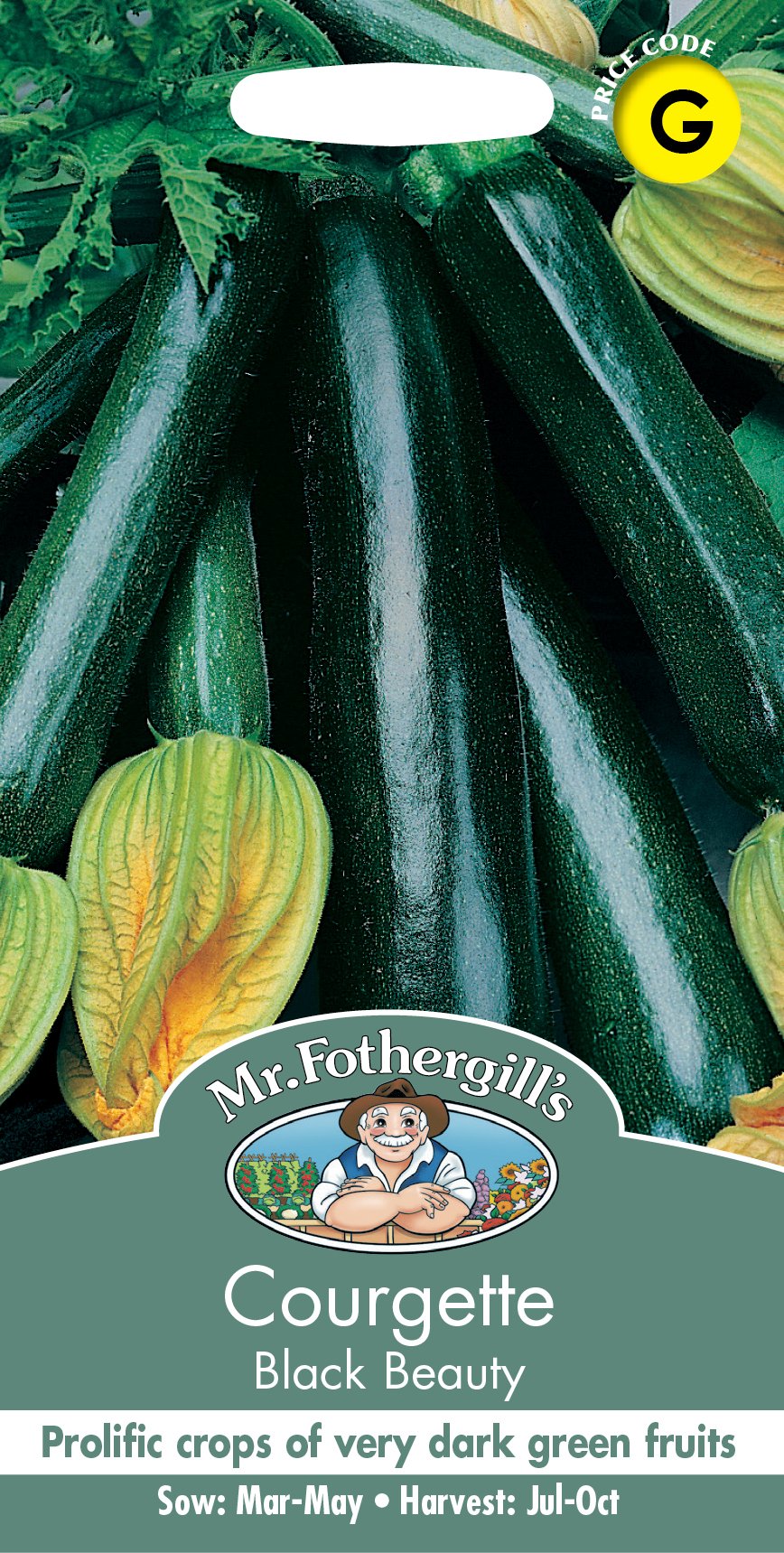 Fothergills Courgette Black Beauty