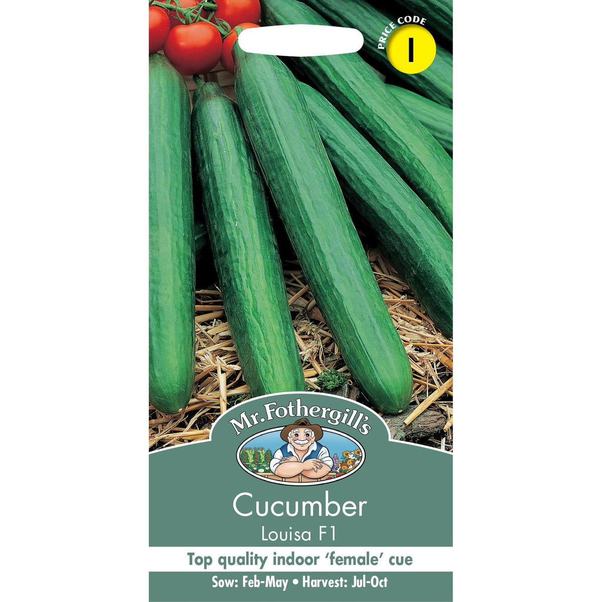 Fothergills Cucumber Louisa F1