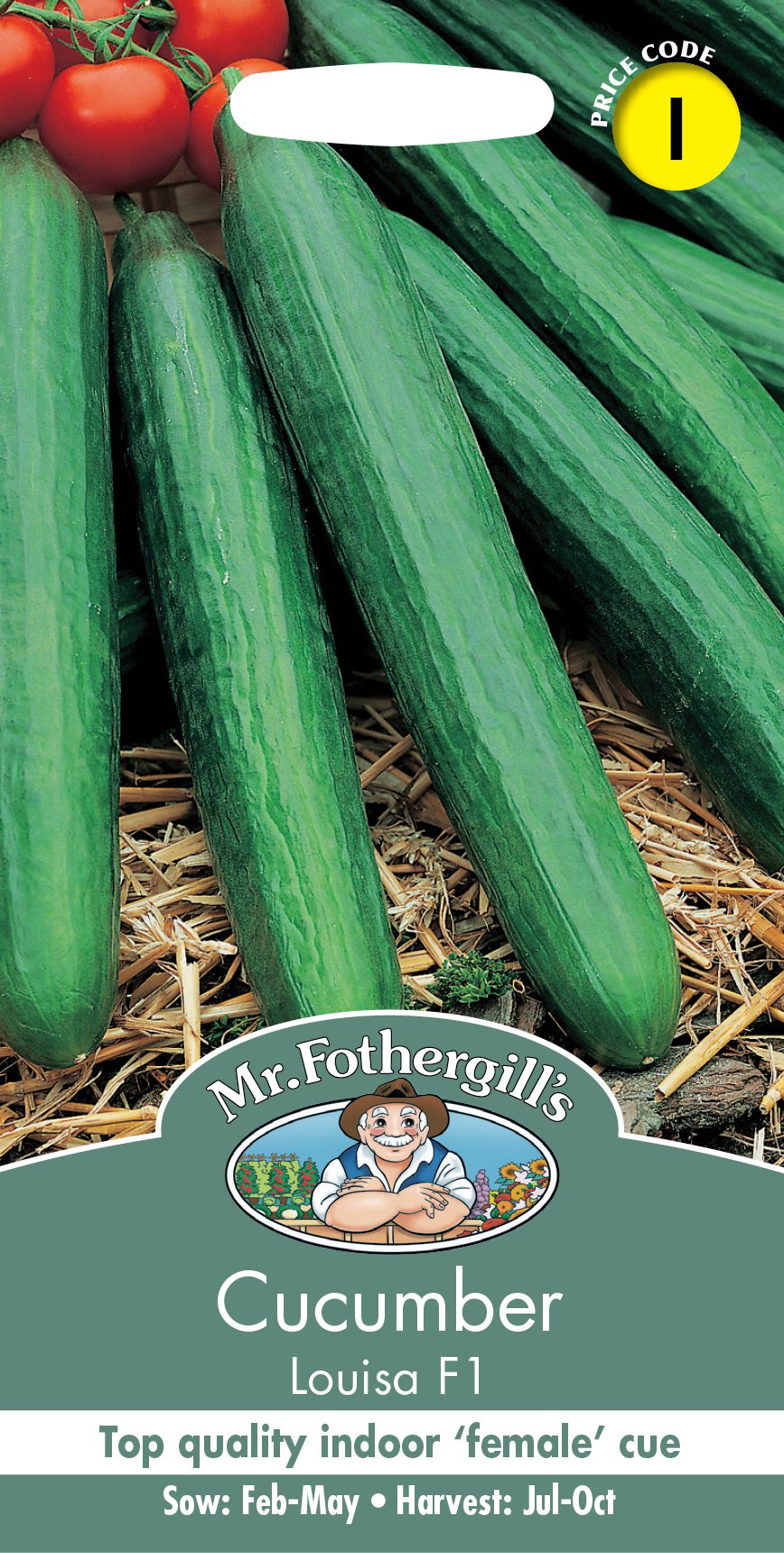 Fothergills Cucumber Louisa F1