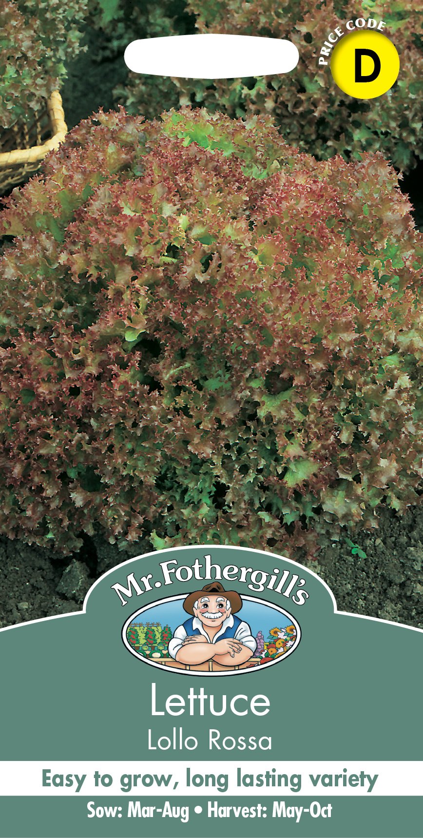 Fothergills Lettuce Lollo Rossa