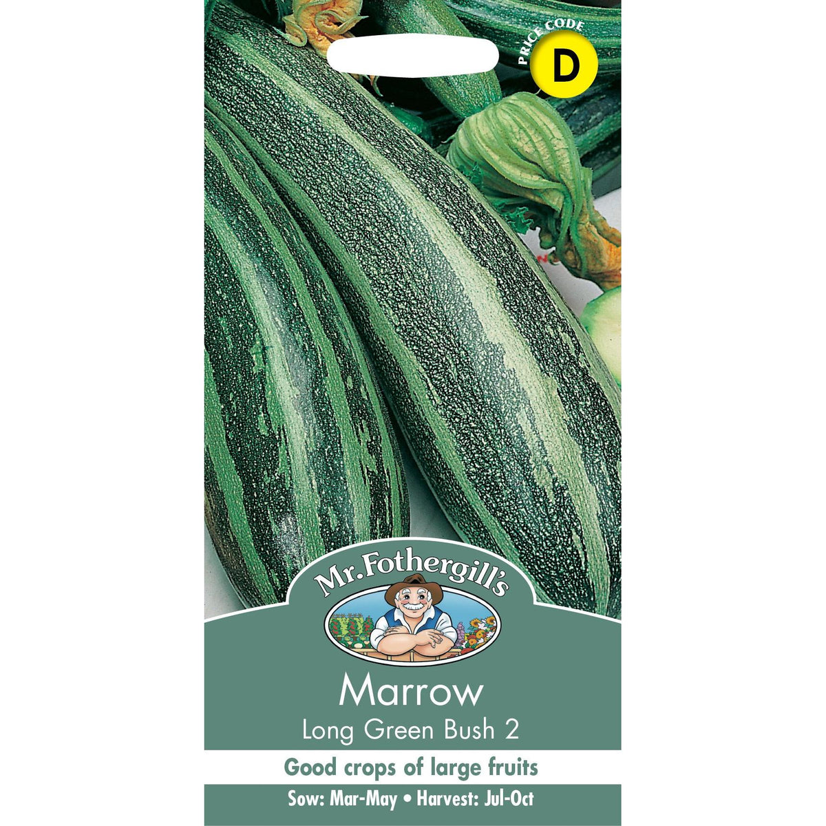 Fothergills Marrow Long Green Bush 2