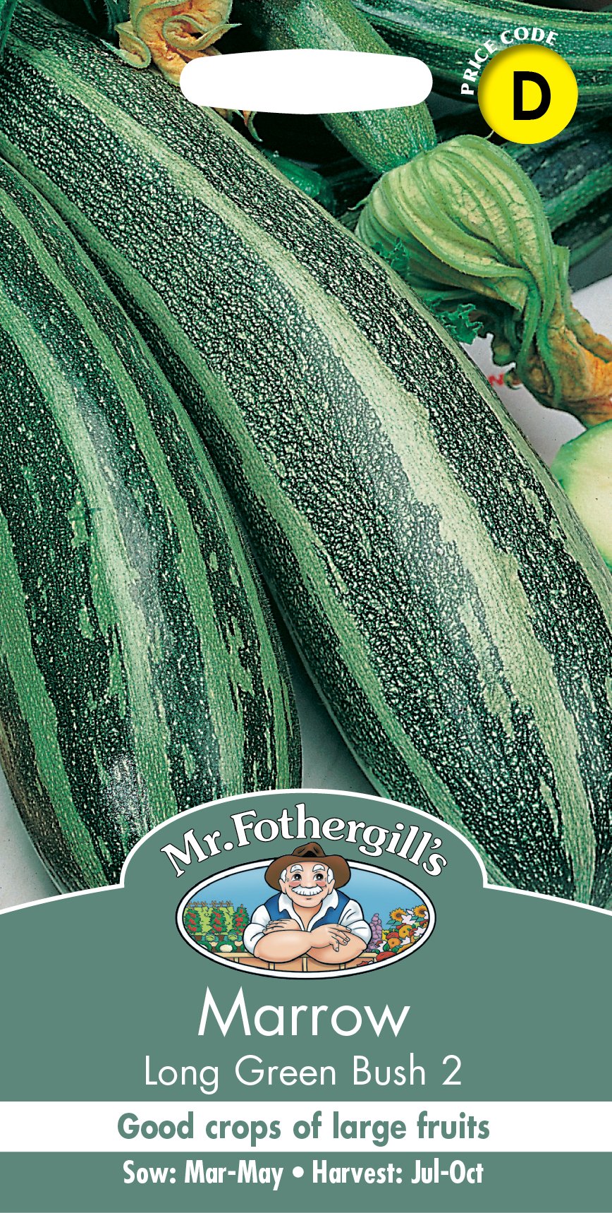 Fothergills Marrow Long Green Bush 2