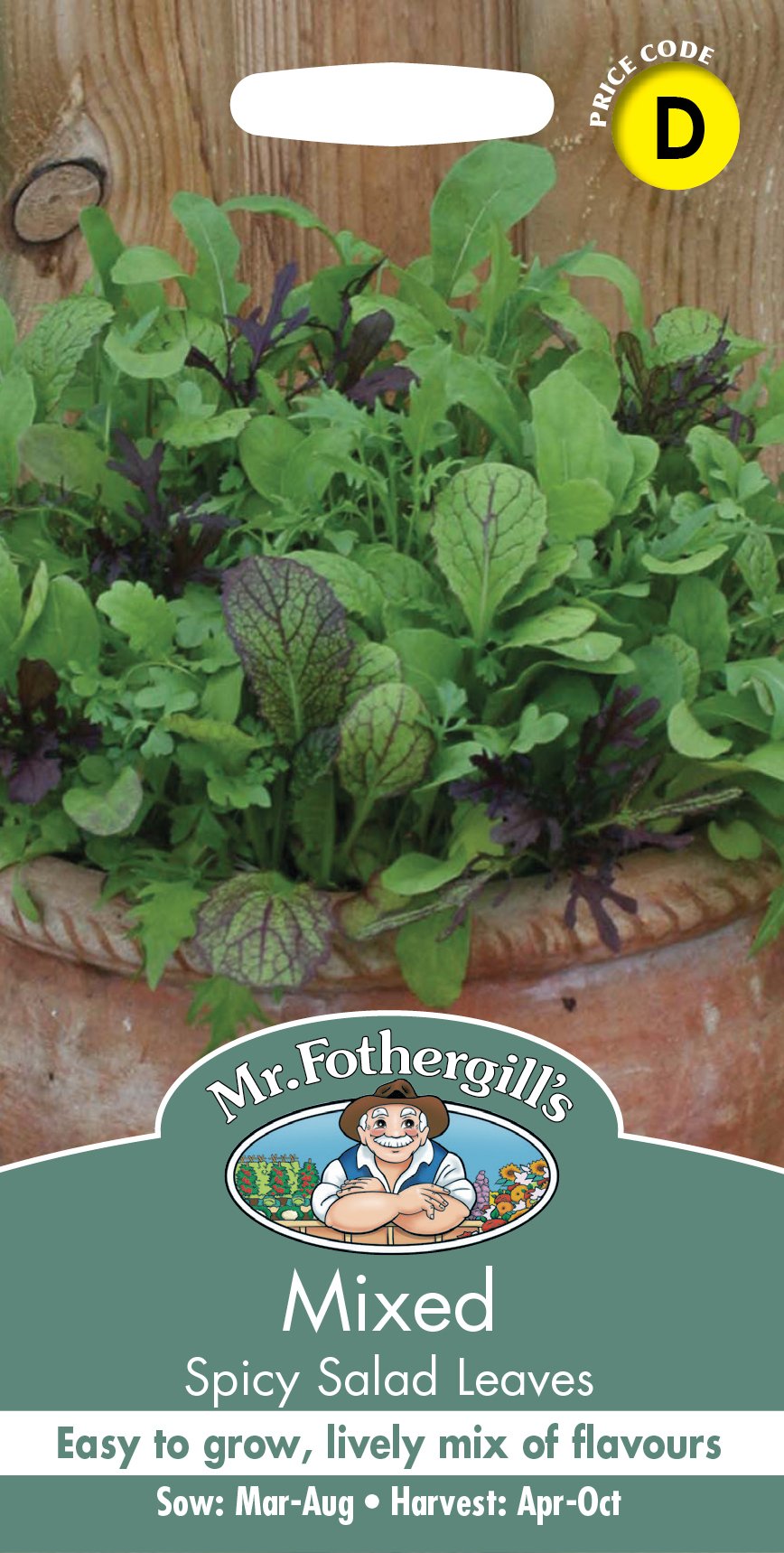 Fothergills Salad Leaves Spicy Mixed