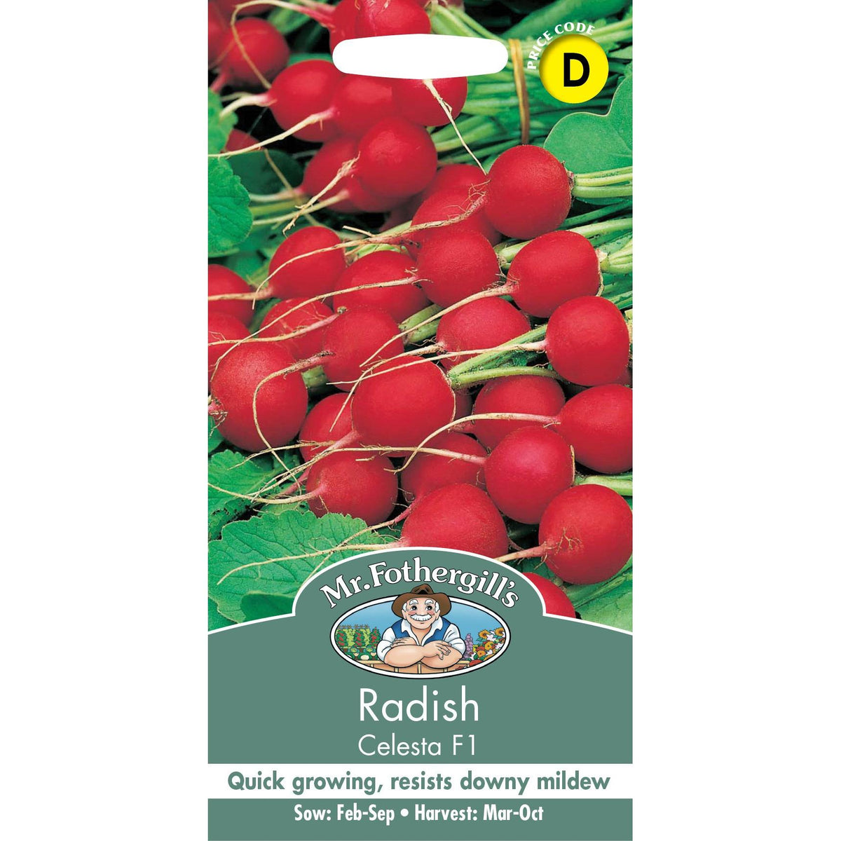 Fothergills Radish Celesta F1
