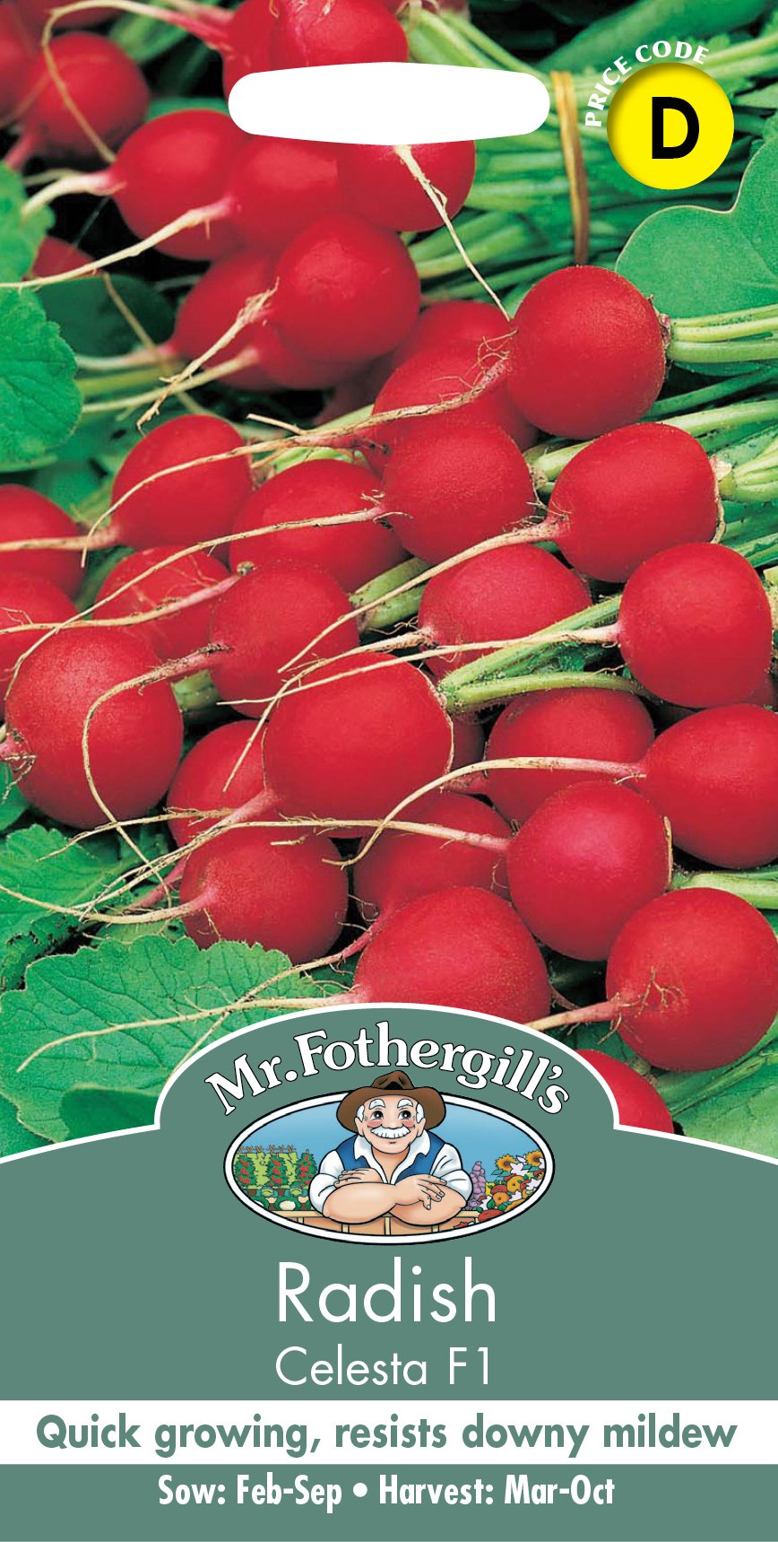 Fothergills Radish Celesta F1