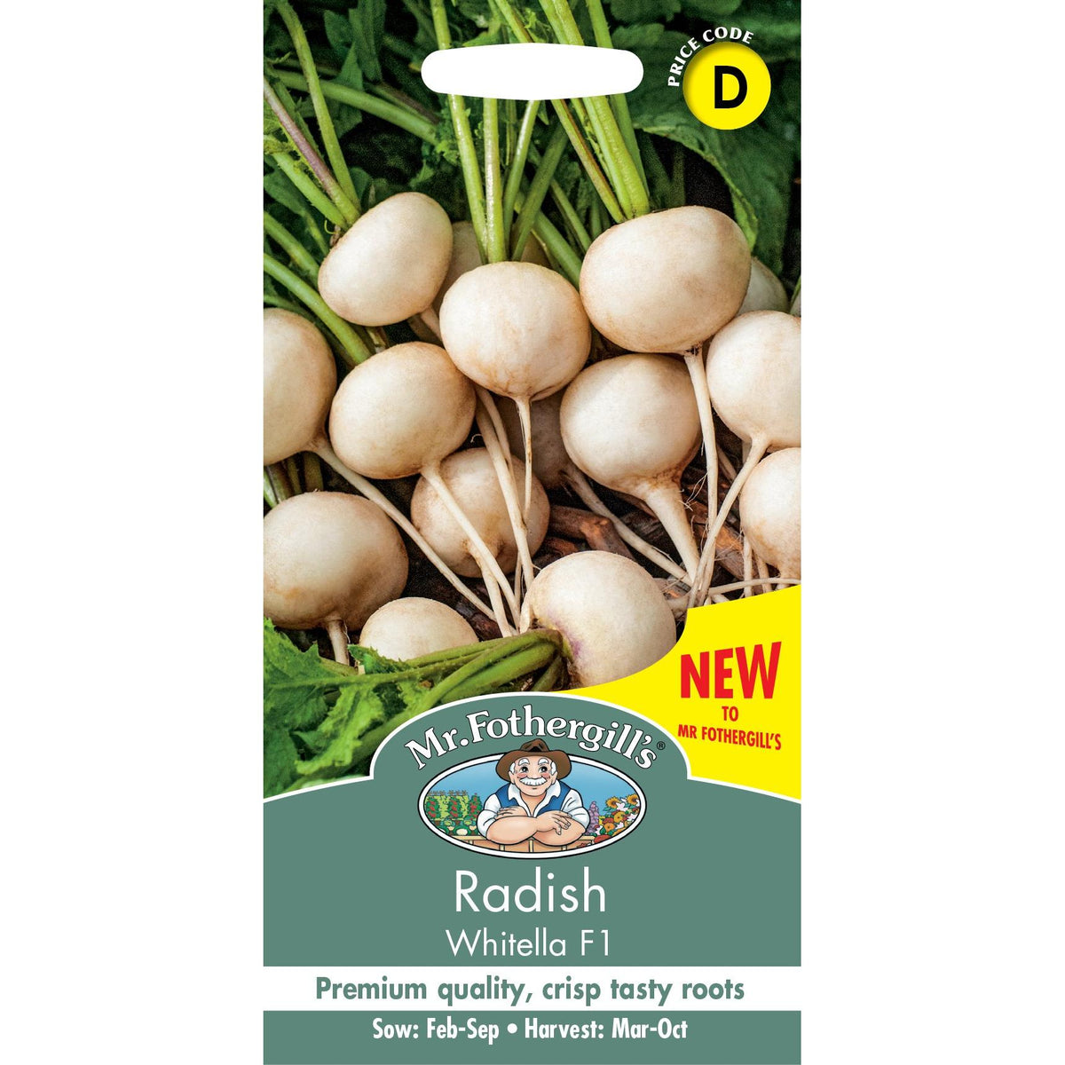 Fothergills Radish Whitella F1