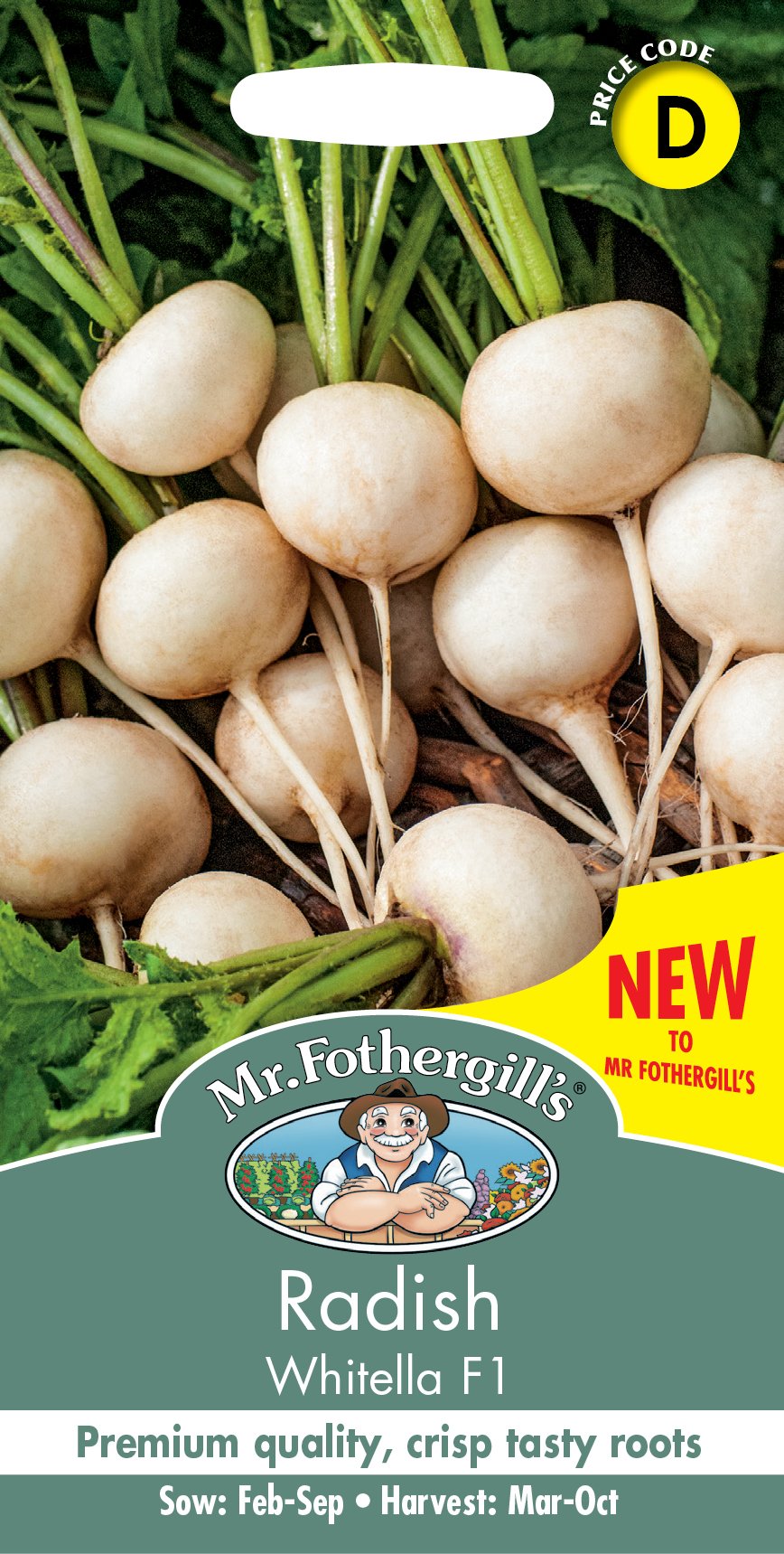 Fothergills Radish Whitella F1