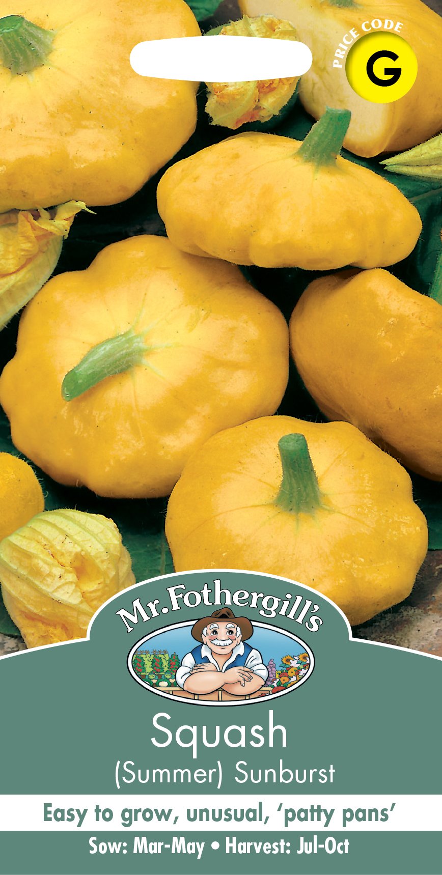 Fothergills Squash(summer) Sunburst F1