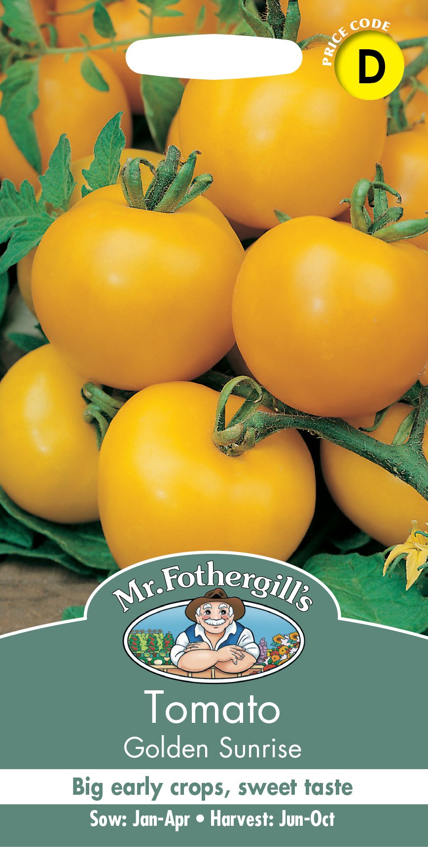 Fothergills Tomato Golden Sunrise