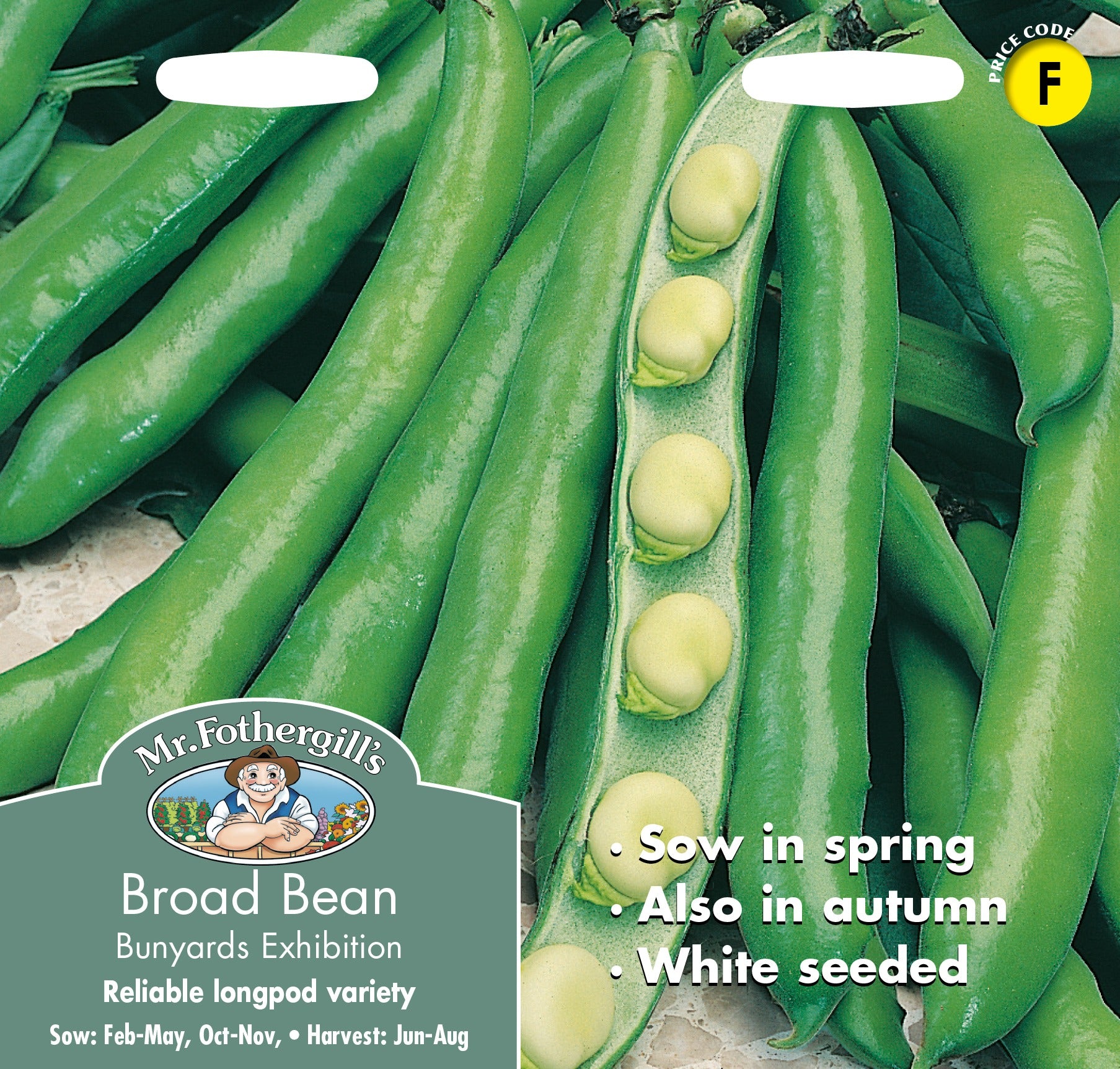 Fothergills Broad Bean Bunyards Exhibition