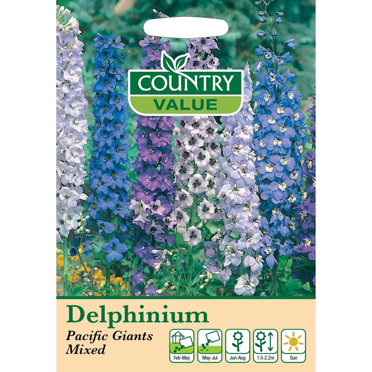 Delphinium Pacific Giants Cv Seeds