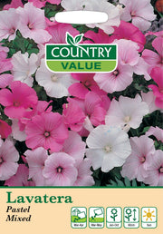Lavatera Pastel Mix C V Seeds