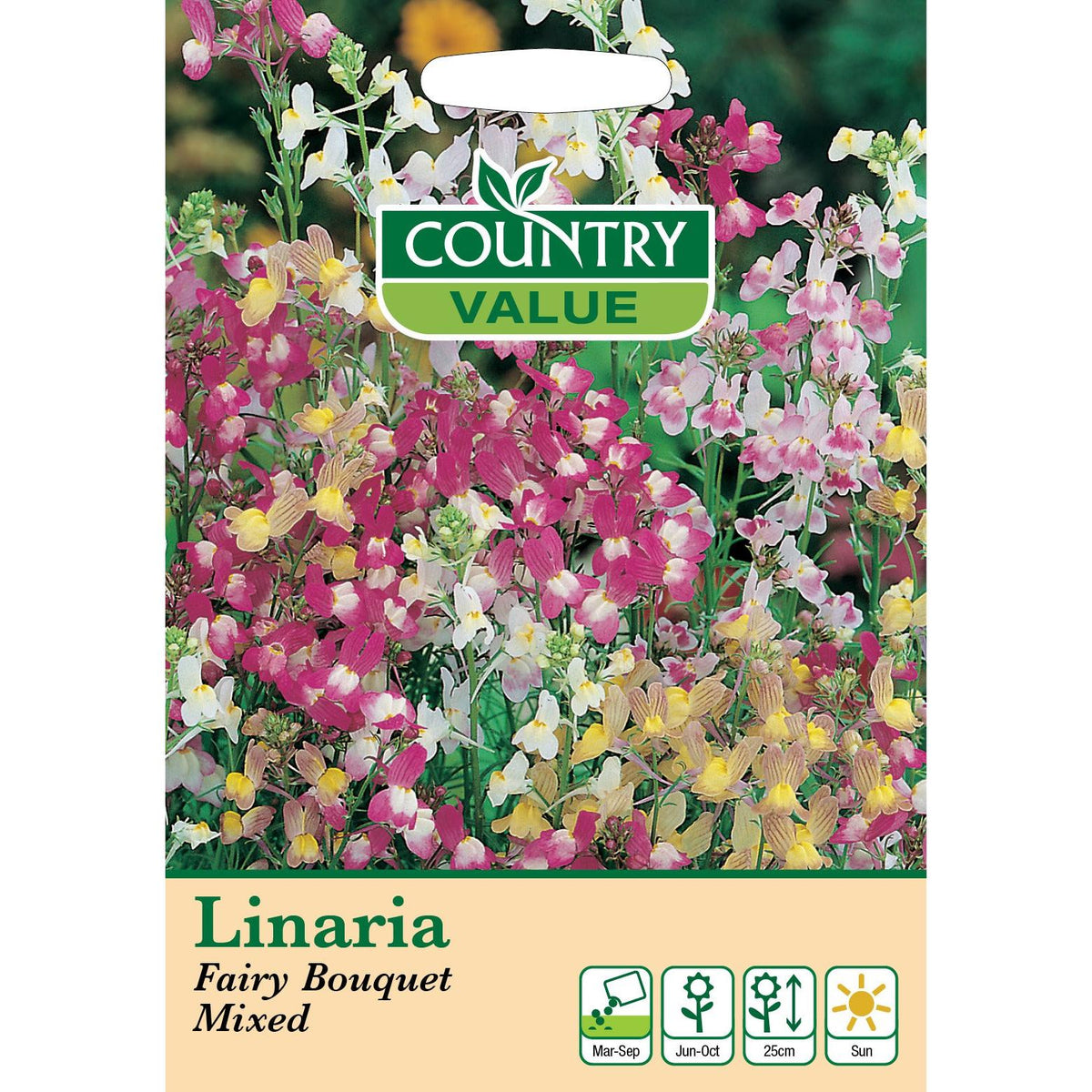 Linaria Fairy Bouquet Mixed C V Seeds