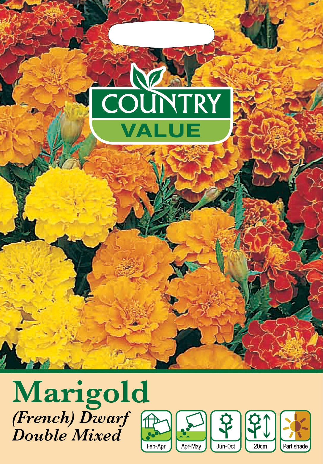 Marigold French D Double Mi C V Seeds