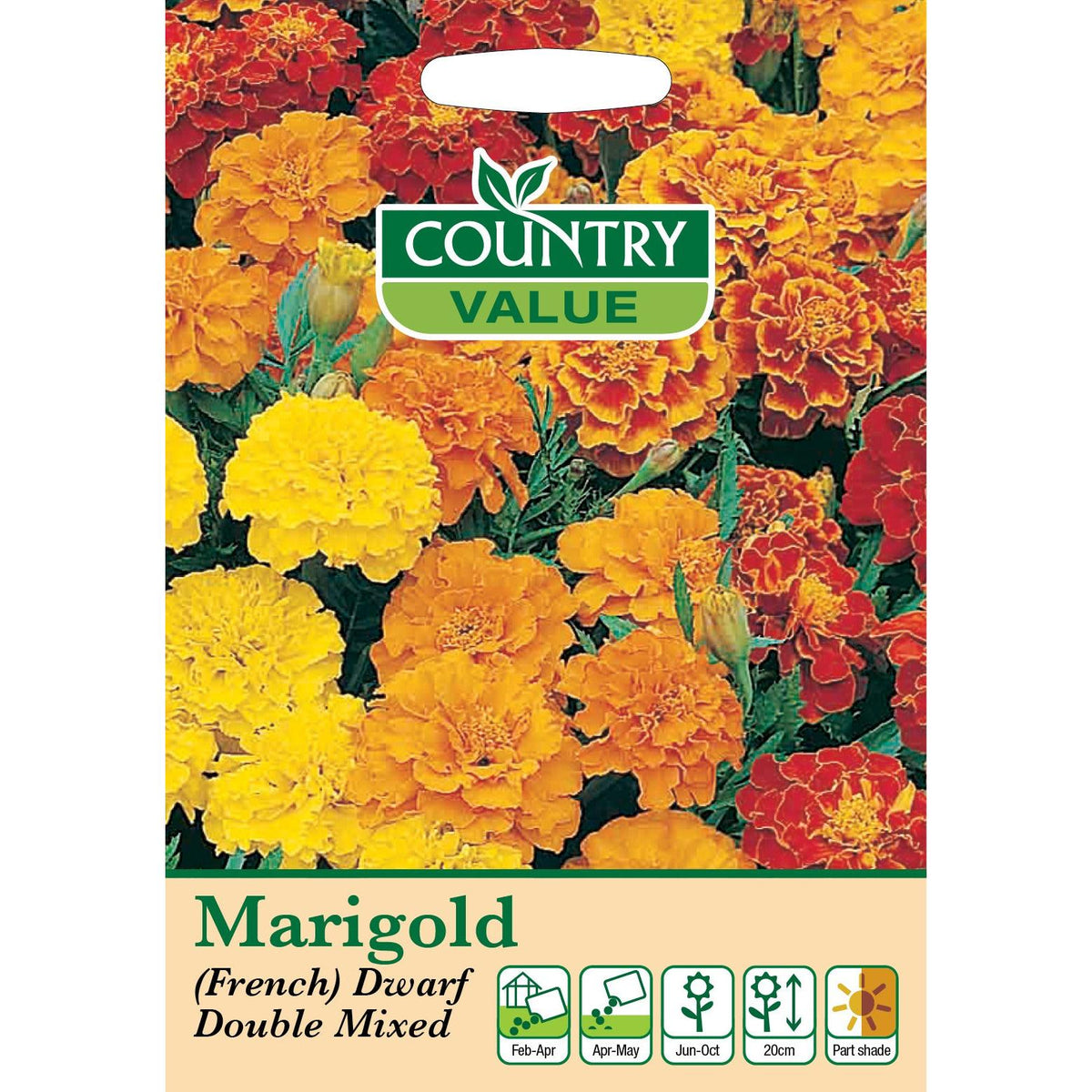 Marigold French D Double Mi C V Seeds