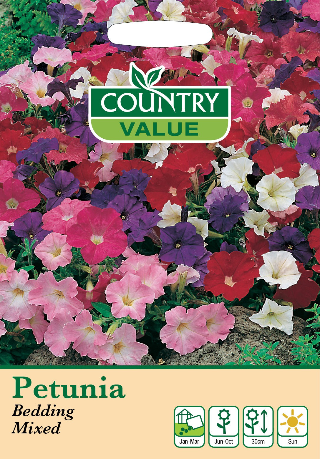 Petunia Bedding Mixed C V Seeds
