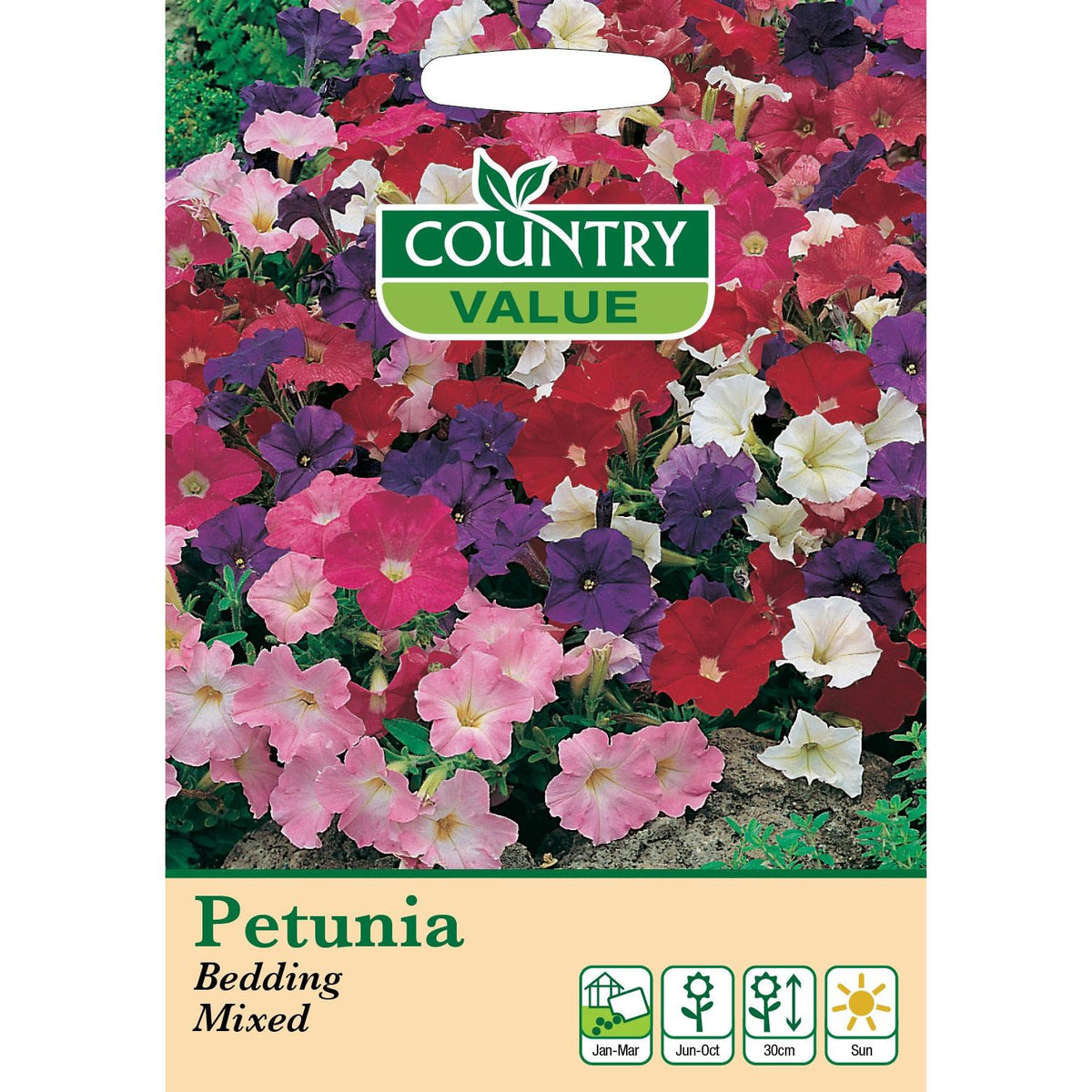 Petunia Bedding Mixed C V Seeds