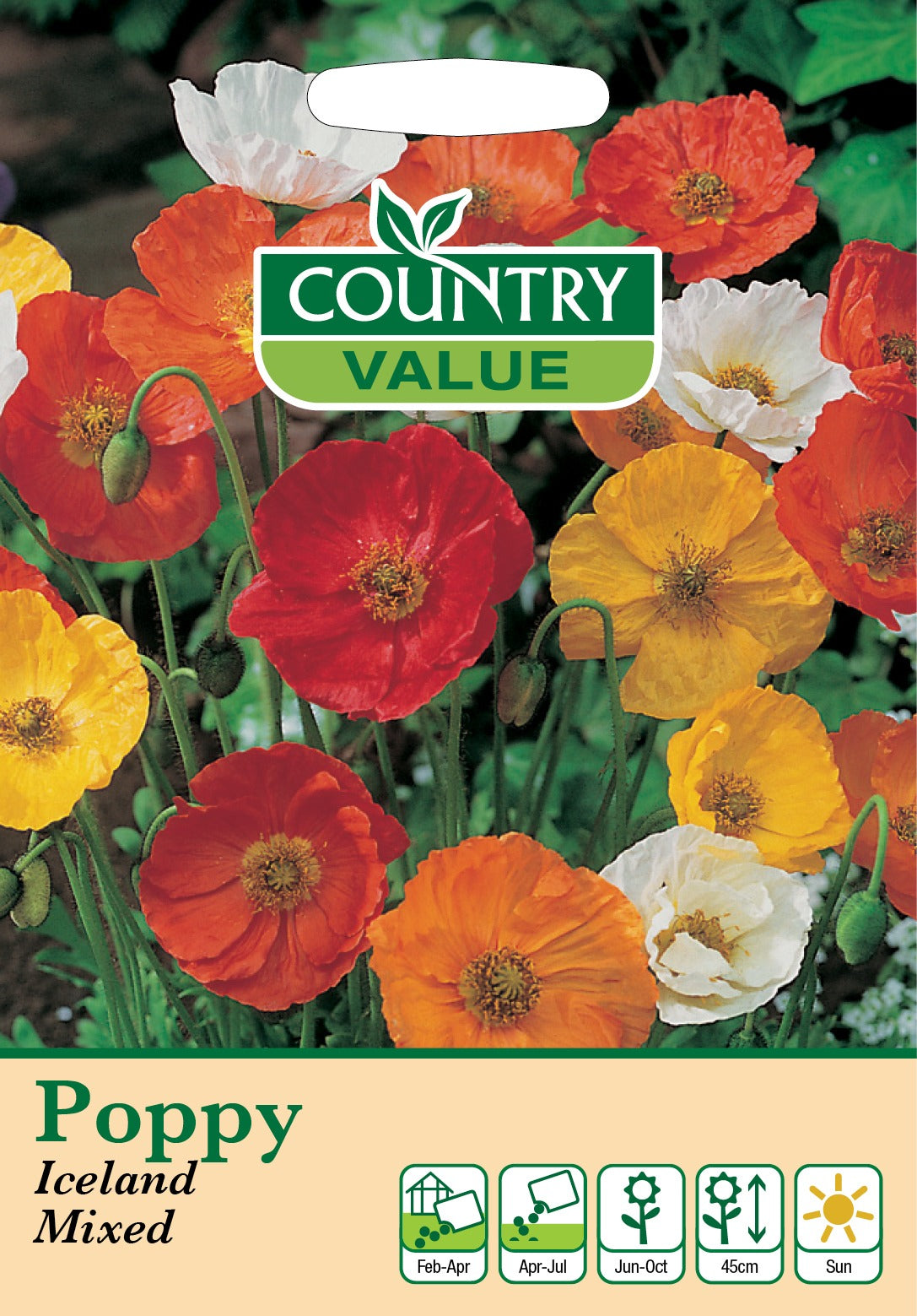 Poppy Iceland Mixed C V Seeds