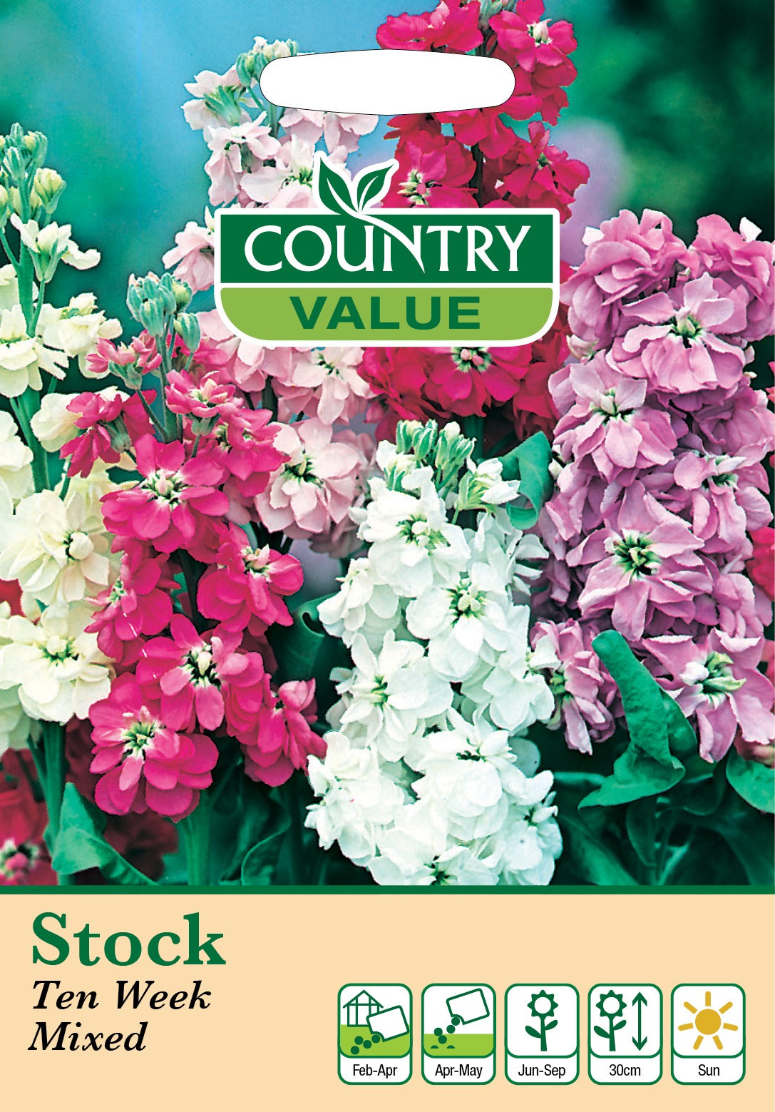 Stock Ten Week Mixed C V Seeds