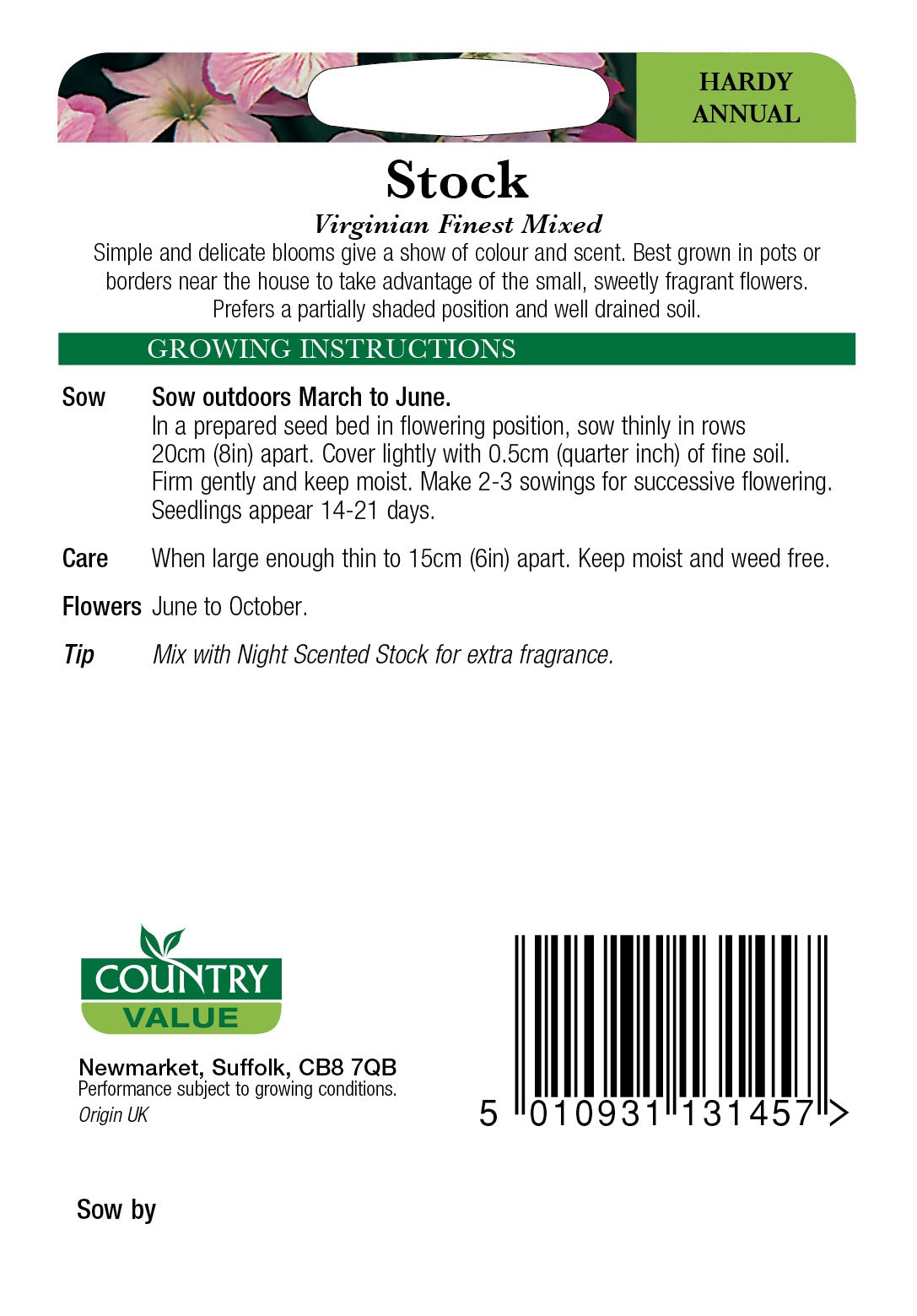 Stock Virginian Finest Mix C V Seeds