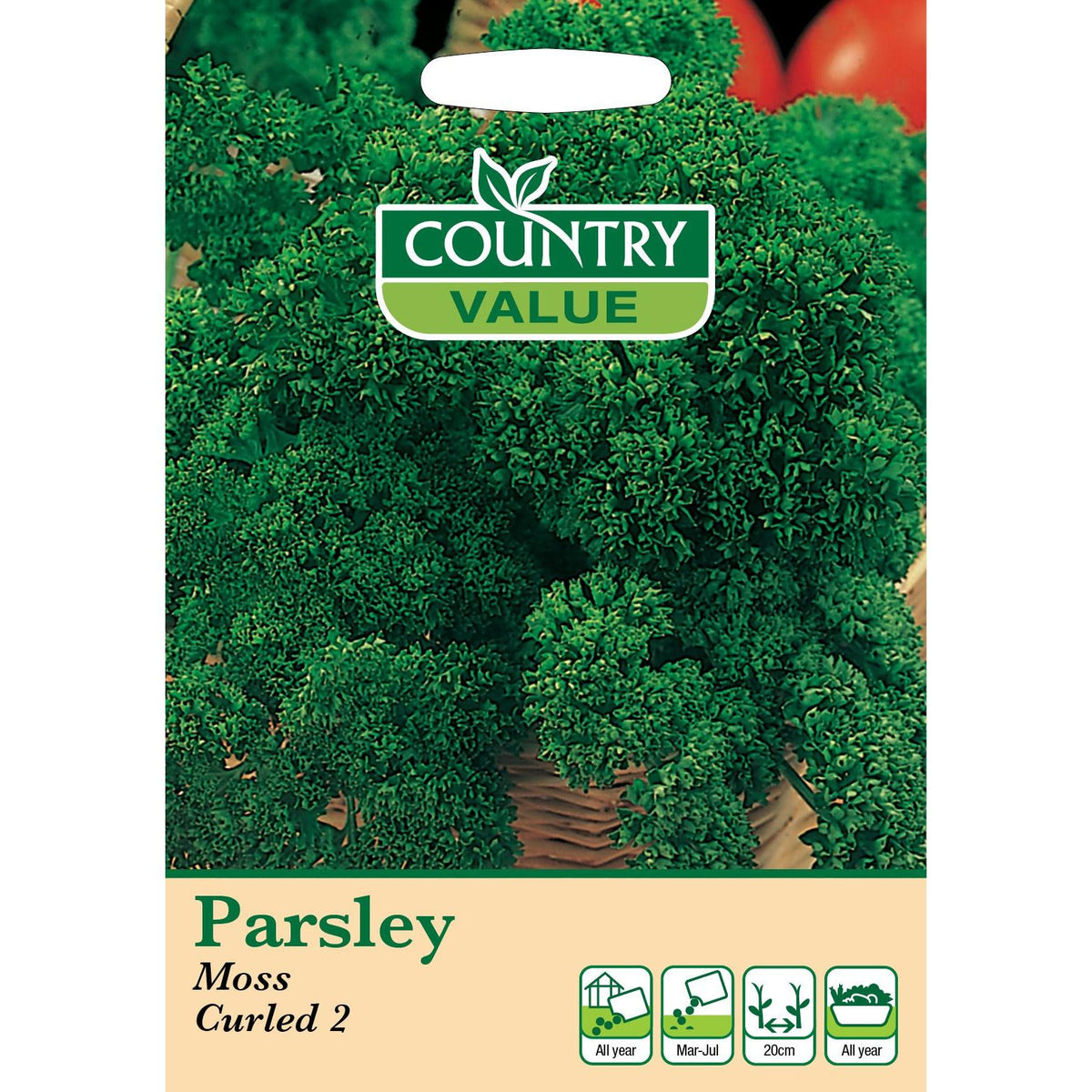 Parsley Moss Curled C V Seeds