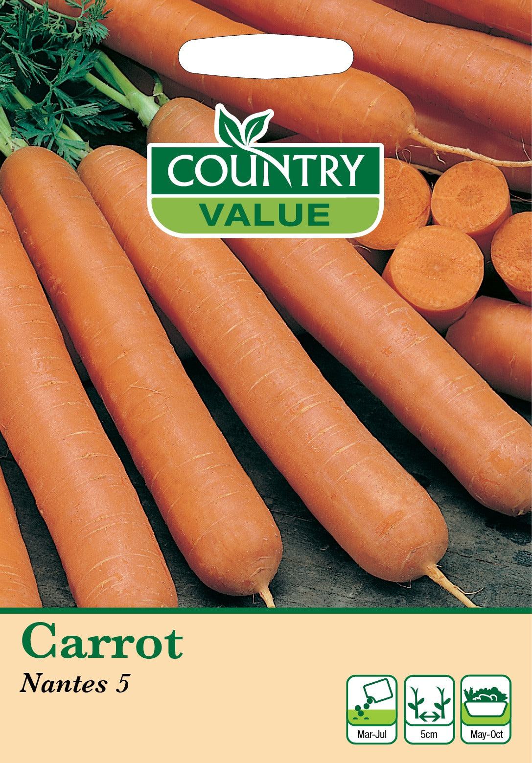 Carrot Nantes 5 C V Seeds