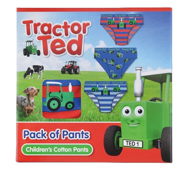 Tractor Ted Pants - 3pk