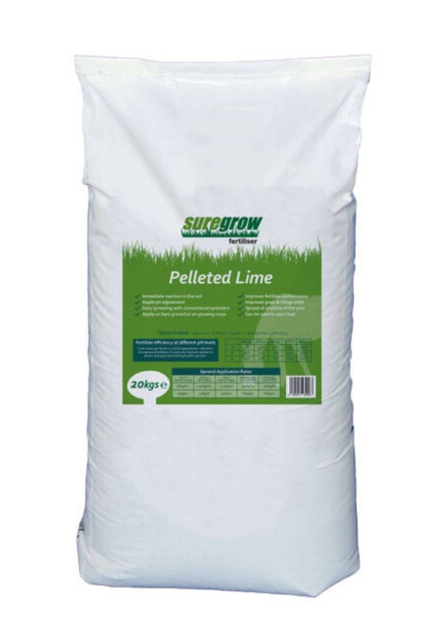 Suregrow Pelleted Lime - 20kg