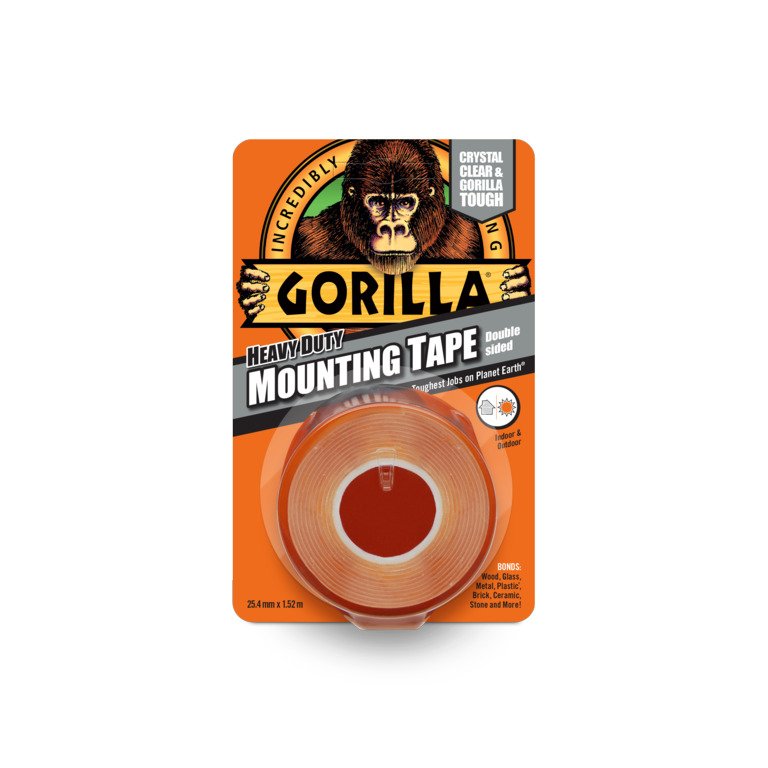 Gorilla Mounting Tape - 1.5m Clear
