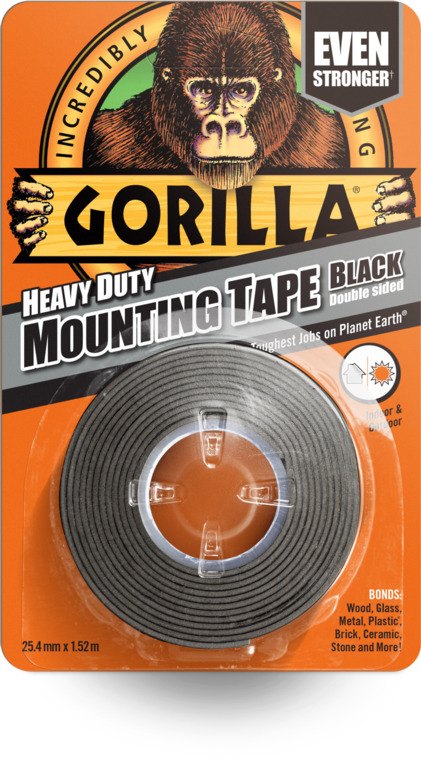 Gorilla Mounting Tape - 1.5m Black