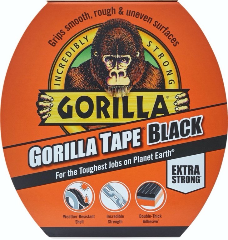 Gorilla Tape Black - 11m