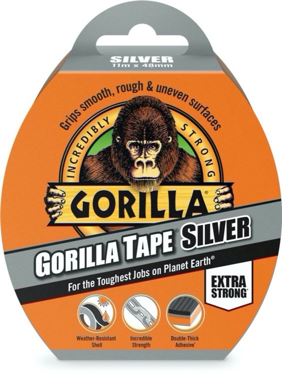 Gorilla Tape Silver - 11m