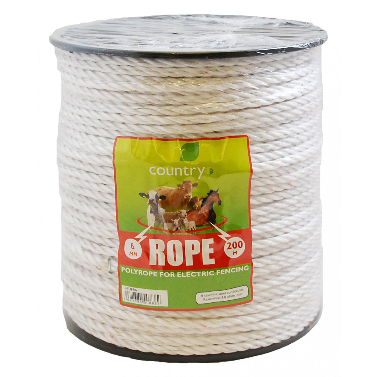 Country 6 Strand Paddock Rope - 200m