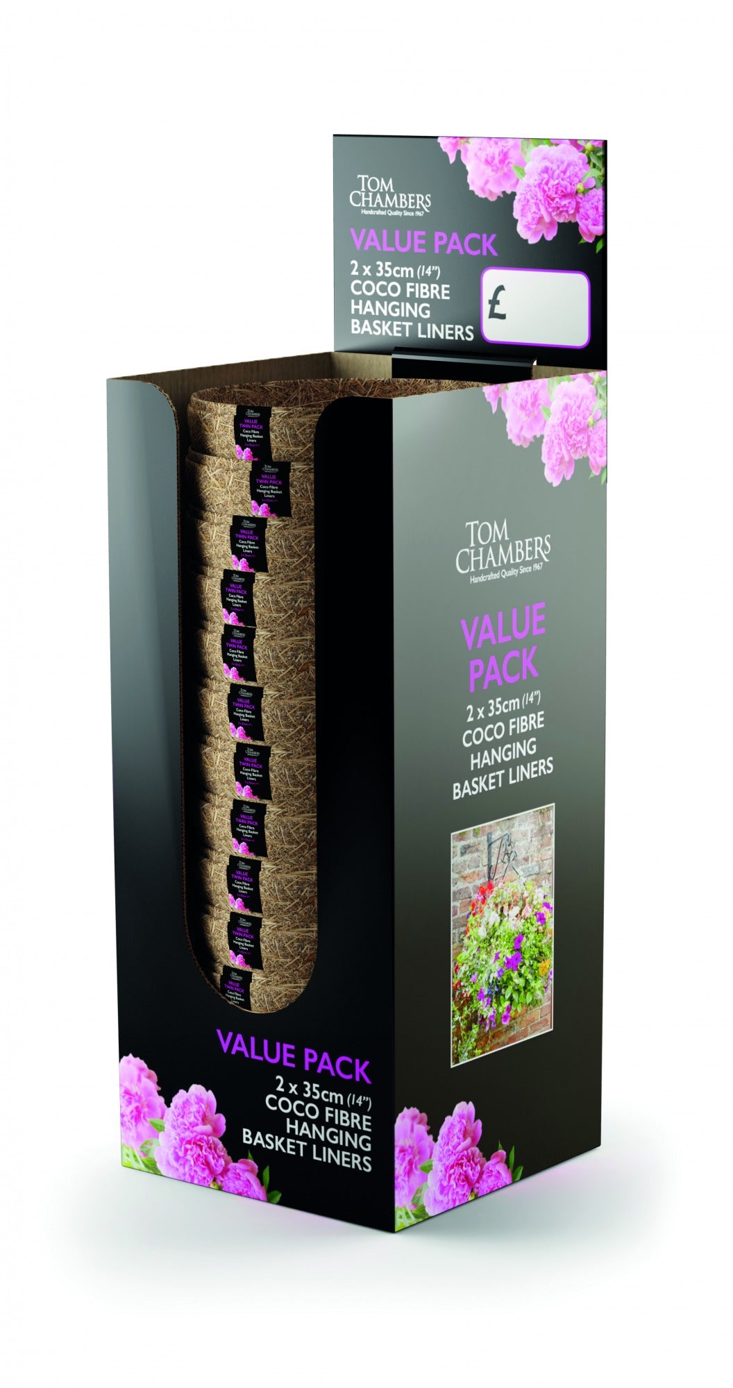 Tom Chambers Coco Liner 2pk - 35cm