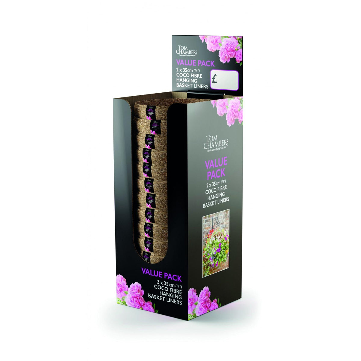 Tom Chambers Coco Liner 2pk - 35cm