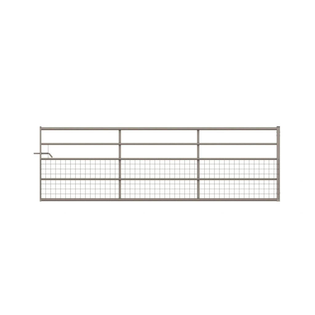 IAE 5 Rail Half Mesh Gate Right Hand (std Hang) - 10'