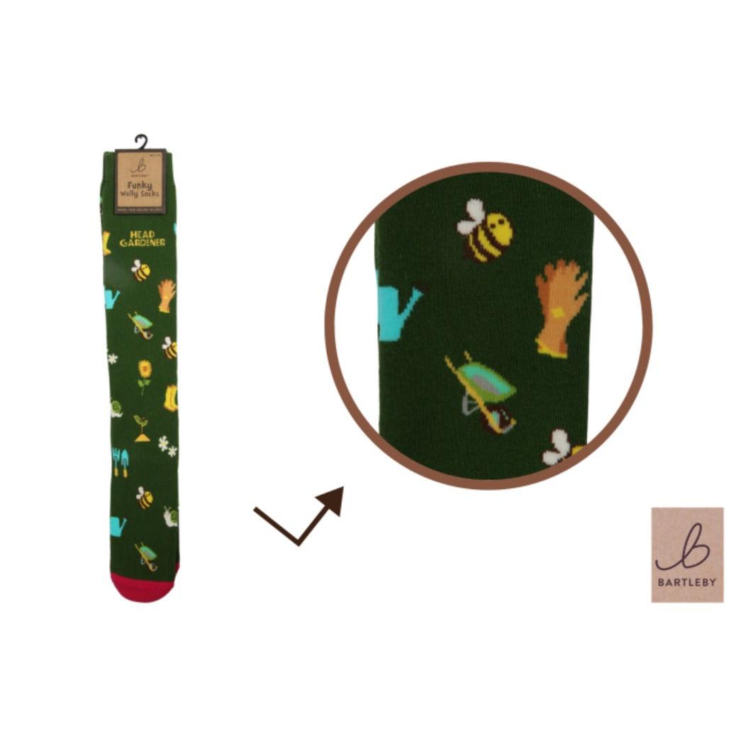 Bartleby Ladies' Funky Welly Socks