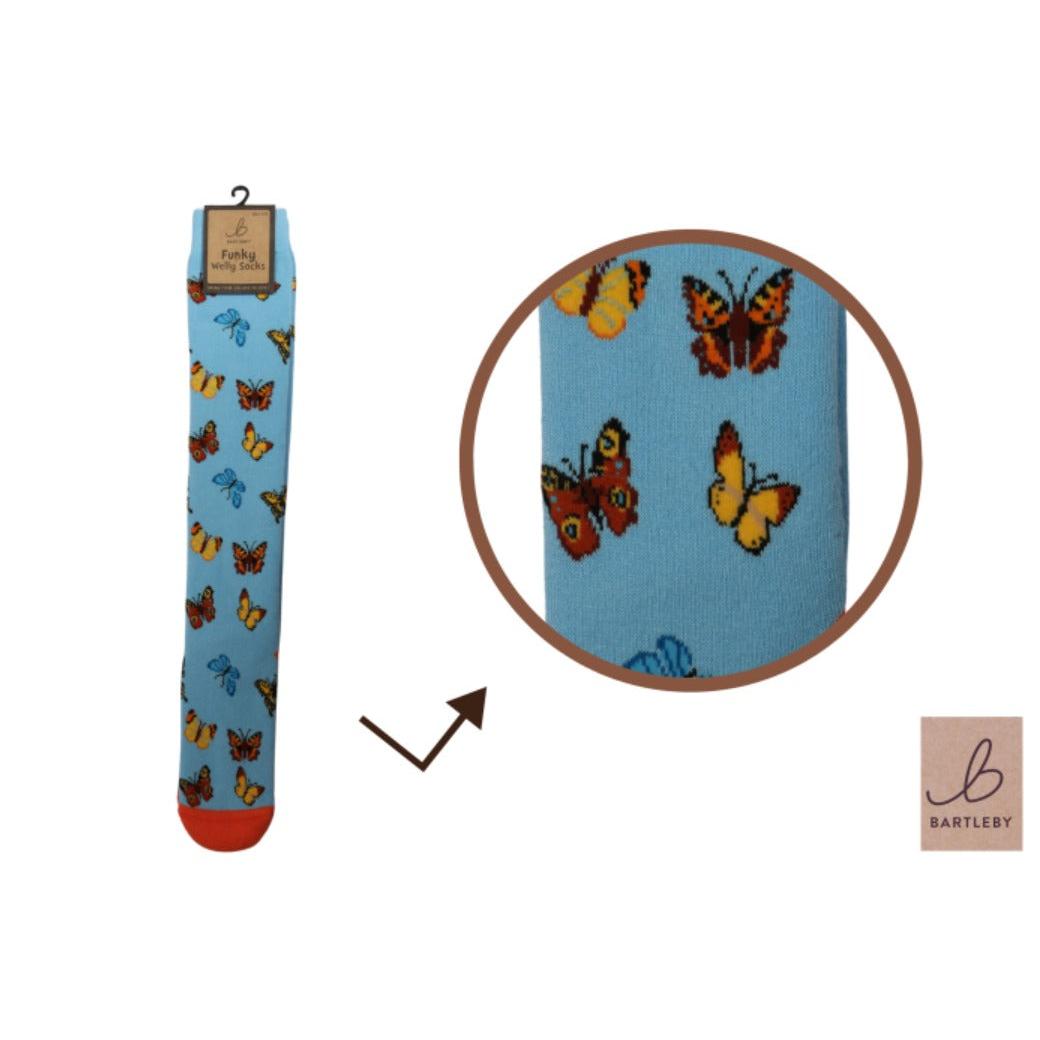 Bartleby Ladies' Funky Welly Socks