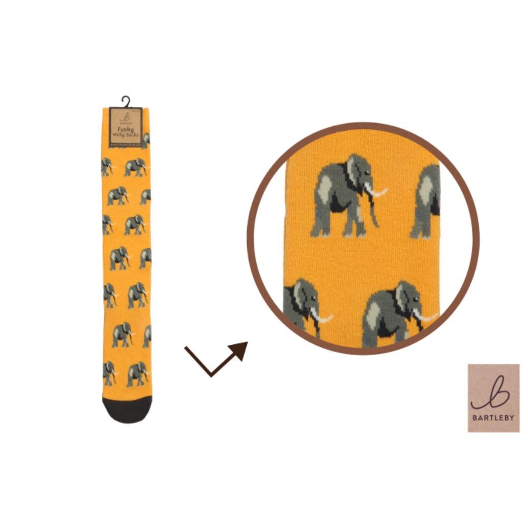 Bartleby Ladies' Funky Welly Socks