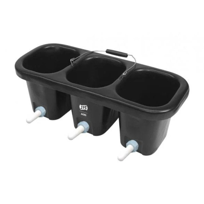 JFC Multi Feeder Bucket w/Teats & Valves - 17L