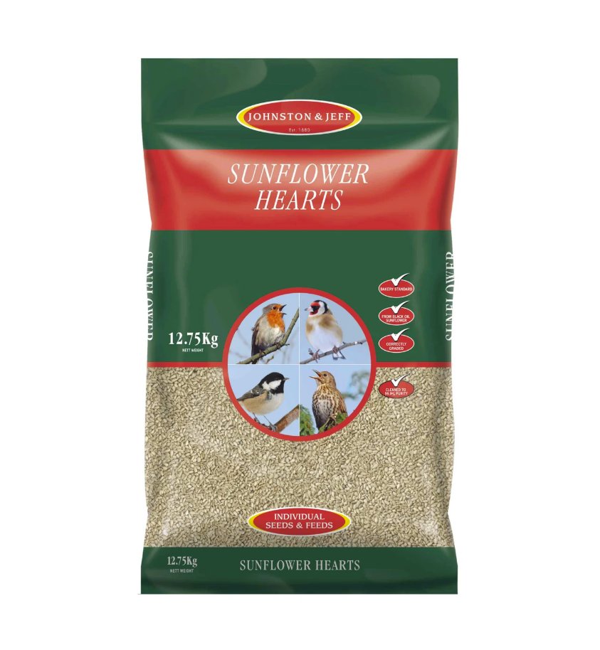 Johnston & Jeff Sunflower Hearts - 12.75kg