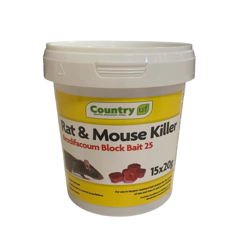 Country Brodifacoum Block - 15 x 20g Tub