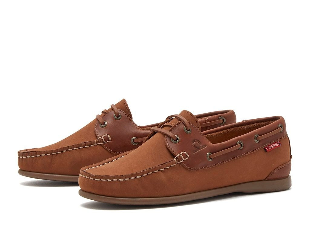 Chatham Ladies' Penang Leather Deck Shoes