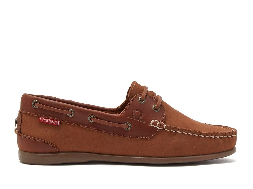 Chatham Ladies' Penang Leather Deck Shoes