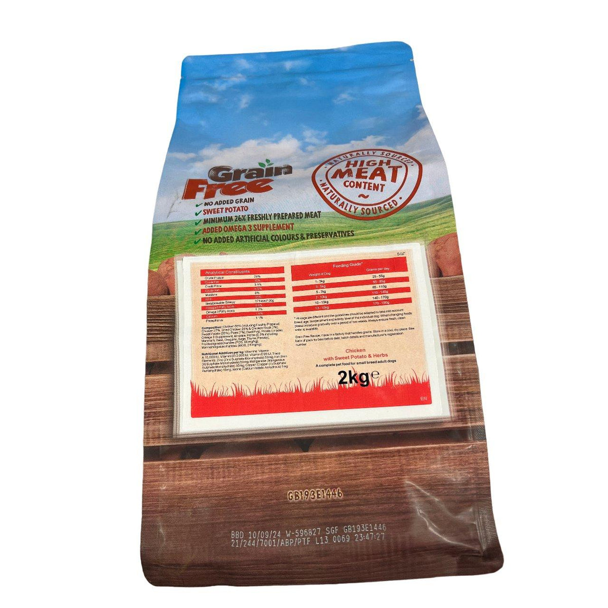 BATA Grain Free Small Breed Adult Dog Chicken - 2kg