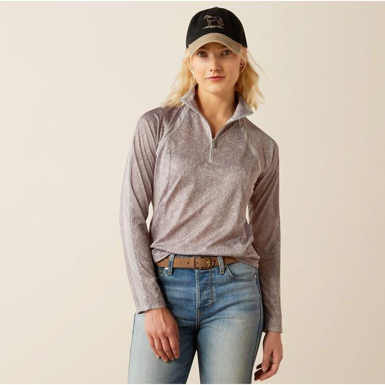 Ariat Women's Sunstopper 3.0 1/4 Zip Baselayer