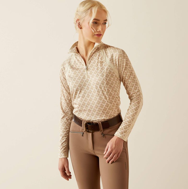 Ariat Women's Sunstopper 3.0 1/4 Zip Baselayer